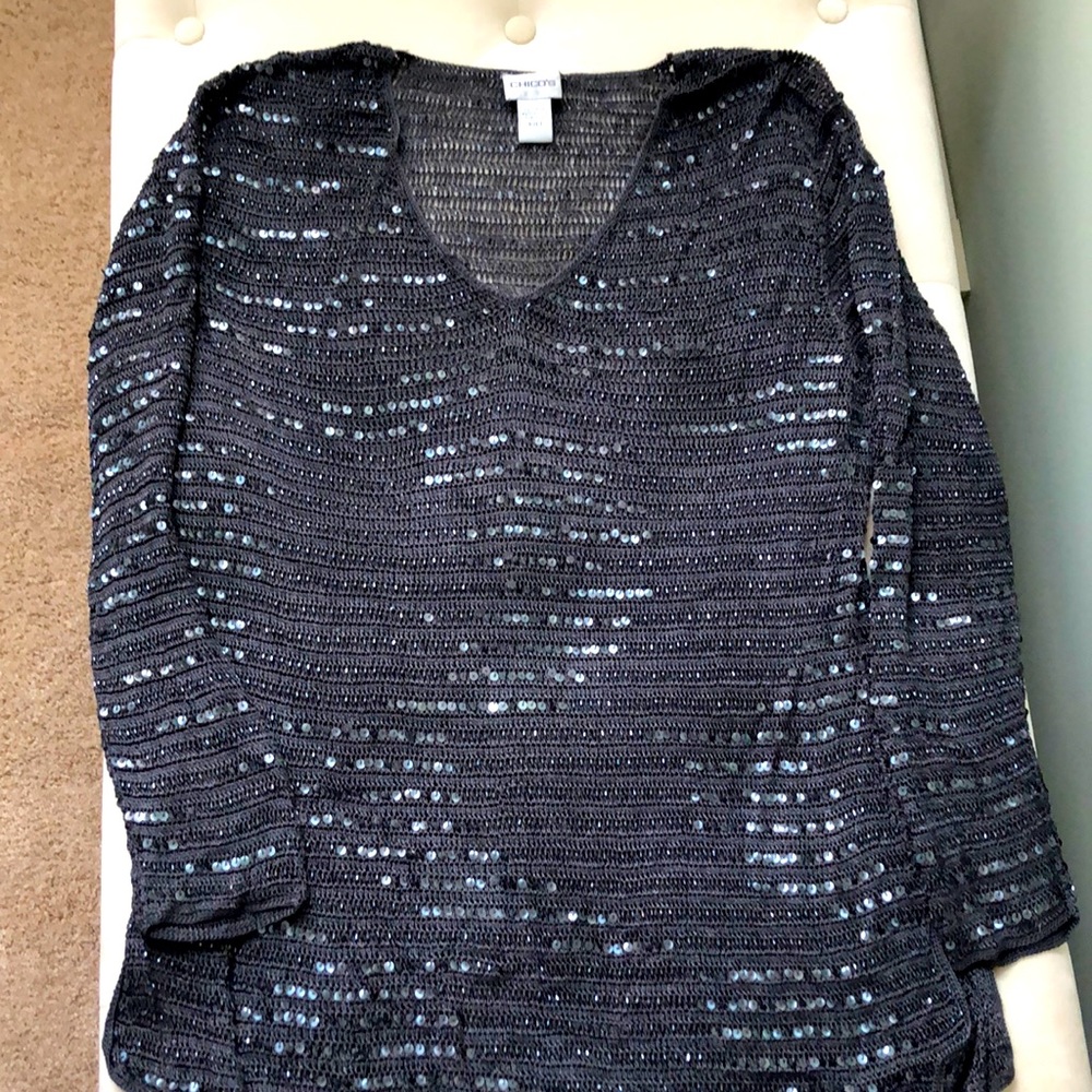 Sequin Chico’s tunic